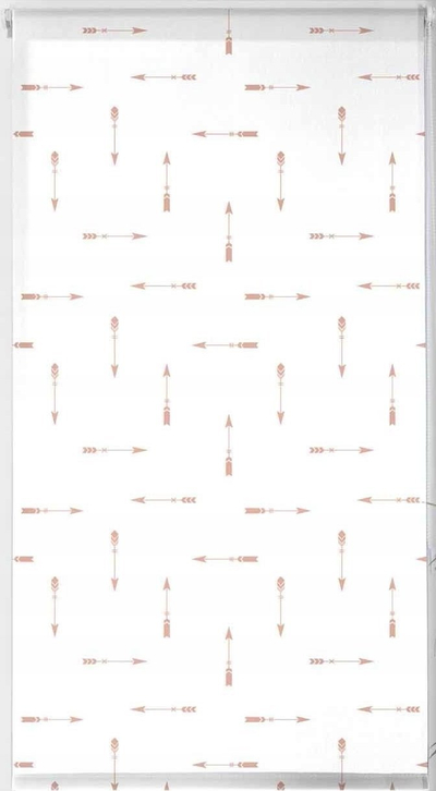 Roletë dritareje Roller Blind With Indian Motif, 60 x 180 cm, rozë