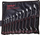 Set çelësa unazorë të lakuar Grosley GR50089, 11 copë, 6–32 mm, në çantë