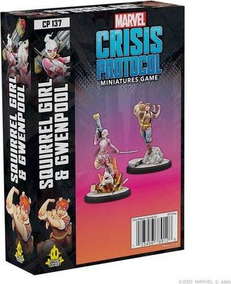 Paketë miniaturash Atomic Mass Games Marvel Crisis Protocol Squirrel Girl dhe Gwenpool