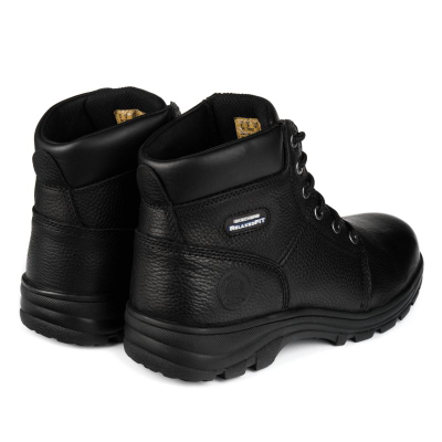 Работни обувки Skechers Workshire M 77009EC, челична капа, кожа, црни