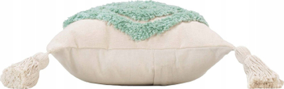 Jastëk dekorativ me jastekëz të heqshëm Tufted Pattern, 30x50 cm, jeshile sage