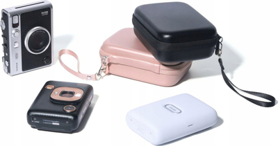 Etui LoveInstant për Instax Mini Evo LiPlay Mini Link, kundra goditjeve, i papërshkueshëm nga uji, rozë