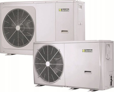 Pompe nxehtësie Beretta Hydro Unit M 010, 10kW, ajër‑ujë, e bardhë