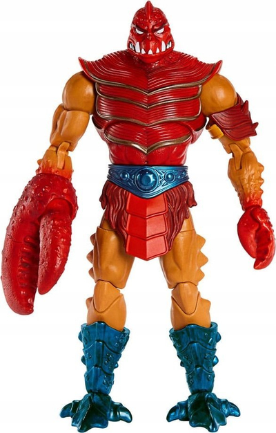 Figurë aksioni Mattel Masters of the Universe Masterverse New Eternia Deluxe Clawful, 18 cm, me gjithë aksesorët, me plot ngjyra