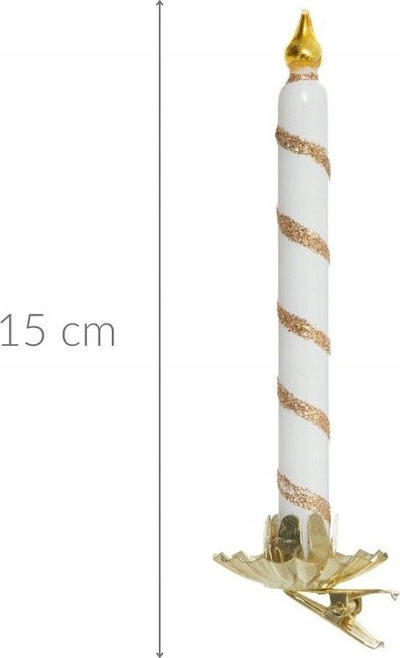 Kandil dekorativ Feeric Glass Candle, 15 cm, ari