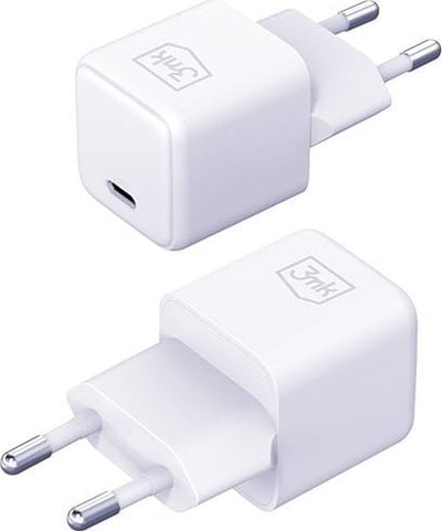 Ngarkues 3MK Hyper Charger PD, 25W, me kabllo USB C, i bardhë