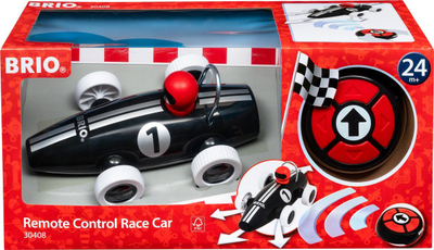 Makina lodër me telekomandë BRIO RC Racing, për fëmijë 24m+, e zezë
