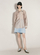 Fund xhinsi Martine Rose Denim Mini Skirt, bel i mesëm, xhepa me zinxhir, blu e çelët