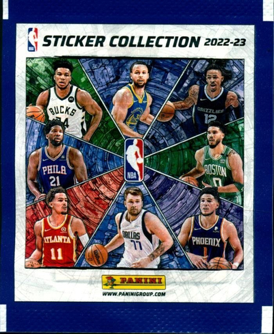 Stikera Panini NBA Sticker Collection 2022-23, koleksion basketbolli, shumëngjyrëshe