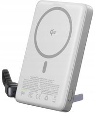 Power bankë magnetike INIU Qi2, 10000mAh, karikim pa tel 15W, argjendtë