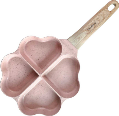 Tigan pancake Klausberg KB-7820, 4 në 1, 19x19cm, roz roz