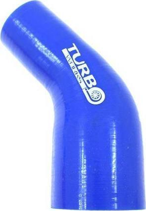 Lidhës silikoni TurboWorks 45°, 51mm në 67mm, blu