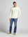 Pulover Jack&Jones JJPANNEL, i bardhë