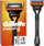 Brisk rroje Gillette Fusion5, 5 tehe, 1 dorezë me 1 kokë zëvendësuese, i zi