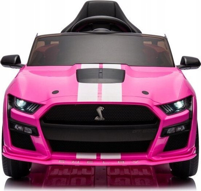 Makina elektrike për kalamaj Ford Mustang GT500 Shelby, 12V, me telekomandë për prind, rozë