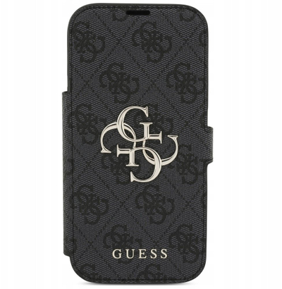 Mbështjellës telefoni Guess Hardcase 4G Classic Logo me rrip, për iPhone 17, rozë