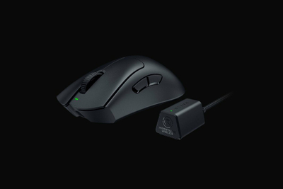 Razer DeathAdder V3 Pro Mouse + HyperPolling Dongle (RZ01-04630300-R3WL), црно