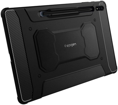 Mbrojtëse Spigen Rugged Armor për Samsung Galaxy Tab S7+, e zezë