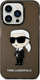 Kapak telefoni Karl Lagerfeld Ikonik KLHCP14LHNIKTCK, për iPhone 14 Pro, hardcase, i zi