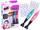 Set manikyr Girl's Creator Nail Art Pens ZA2437, 2 llakë 2 në 1, me ngjitëse dekorative, shumëngjyrësh
