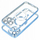 Mbrojtëse telefoni MagSafe Electro Mag për iPhone 16e, transparente, blu