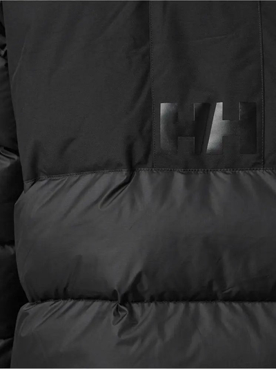 Xhaketë Helly Hansen Active Puffy Long për burra, e gjatë, me kapuç, e zezë