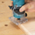 Frezë–trimer Makita DRT52SF LXT, pa kabllo, 18V 3Ah, me karikues