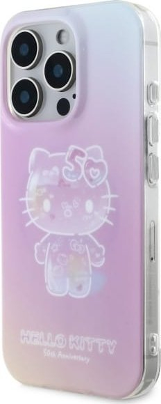 Mbulesë telefoni Hello Kitty HKHMP16LH50AP, për iPhone 16 Pro 6.3", hardcase IML, rozë