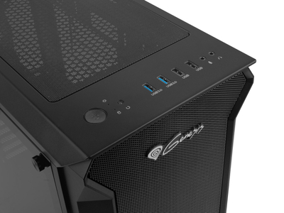 Kasë PC Genesis IRID 505, e zezë
