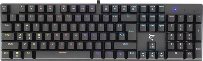 Тастатура за гејминг White Shark Commandos Elite, механичка Blue, RGB, црна