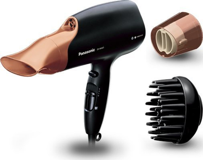 Фен за коса Panasonic EH-NA65, 2000W, 3 брзини, црн со златна боја