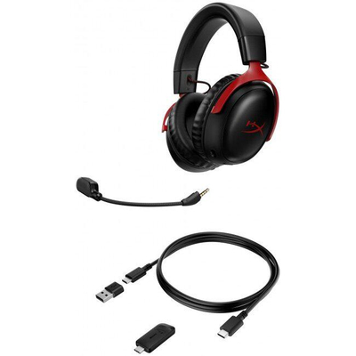 Set gaming HP HyperX Alloy Core RGB Cloud 3 Pulsefire Haste, tastierë RGB, maus wireless, i zi