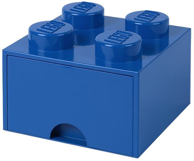 Kоцка LEGO,со фиока, мала (4), сина