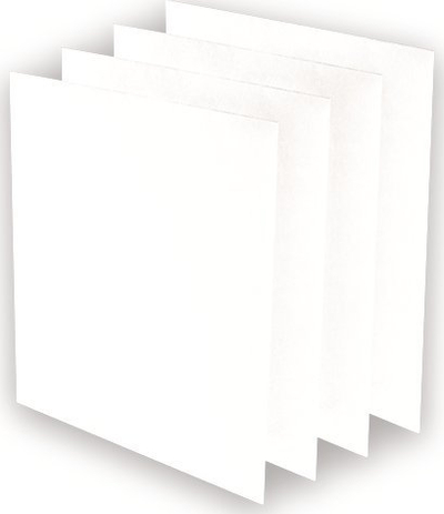 Filtra pararendës për pastrues ajri Fellowes AeraMax Pro, AM 3 3S dhe 4 4S, set me 4 copë, të bardhë