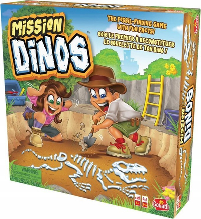 Lojë shoqnore Goliath Dino Mission, edukative, për kalamaj 4+