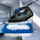 Hekur me avull Clatronic DB 3703, taban inox, avull vertikal, blu