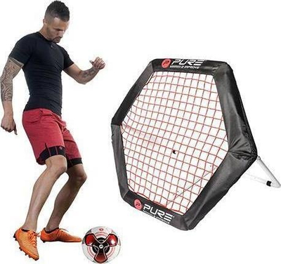Rebounder futbolli Pure2improve, 97 x 86 cm, i zi