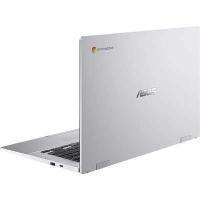 Лаптоп Asus Chromebook CX1, 14\", 4 GB RAM, 64 GB SSD, Intel Celeron N3350, Intel HD Graphics 500, сребрен