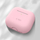 Силиконски капак за слушалки Tech-Protect Apple AirPods 4, заштитен, прашливо розева