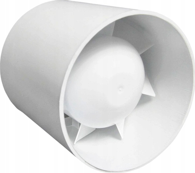 Ventilator kanali Dospel EURO, 100mm, 100 m³/h, 230V, i bardhë