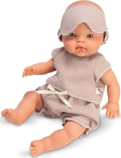 Kukull bebe Asi Alex, 36 cm, vinil i butë, bezhë