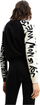 Bluzë Desigual Jers Noor Regular Fit, e zezë