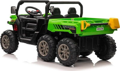Makina elektrike për fëmijë Leantoys XMX623B, 24V, LED MP4 Bluetooth, jeshile