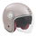 Kaskë moto Nox Premium Jet Heritage, polikarbonat, syze dielli, gri