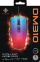 Гејминг глушец Deltaco Gaming DM310, 6200 DPI, 6 копчиња, црн проѕирен