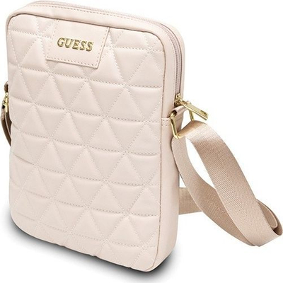 Çantë për tablet Guess Quilted GUTB10QLPK, 10", rozë