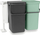 Kosh integrues Brabantia Sort and Go, 2 x 16L, për ndarje mbeturinash, jeshile gri