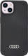 Mbulesë silikoni Audi për iPhone 14 6.1", hardcase, e zezë