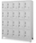 Dollap metalik magazinimi OHS ROBERT, 20 ndarje, 136x172x45 cm, gri
