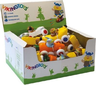 Makina Viking Toys, 14 cm, shumëngjyrëshe
